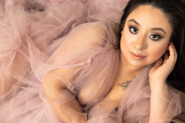 woman. boudoir. pink lingerie. photography